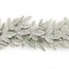 Flocked Pine Garland 6'L - 2 of 2