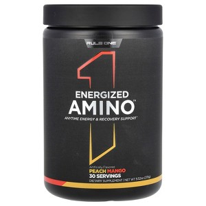 Rule One Proteins Energized Amino, Peach Mango, 9.52 oz (270 g) - 1 of 3