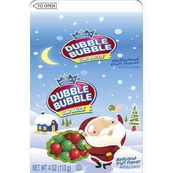 Dubble Bubble Holiday Gumball Carton - 4oz
