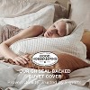 3 Pieces Bedsure Cotton Duvet Cover Bedding Set 100 Percent Cotton Waffle Weave GentleSoft Breathable All Season OEKO-TEX Certified Christmas Gift - 3 of 4