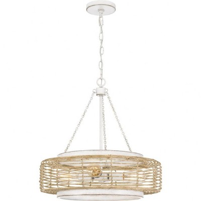 Quoizel Lighting Waylon 4 - Light Pendant in  Antique White