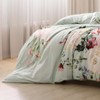Bebejan Rose on Misty Green 100% Cotton 5-Piece Reversible Comforter Set - 4 of 4