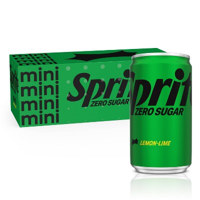 Sprite Zero Sugar Soda - 10pk/7.5 Fl Oz Mini-cans : Target