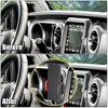 Unique Bargains Multifunction Mobile Phone Holder Kit for Jeep Wrangler JL JLU 2018-2021 for Jeep Gladiator JT 2020-2021 - 4 of 4