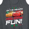 Women's - Disney - On The Highway To Holiday Fun Graphic Racerback Tank - 2 of 4