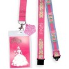 Wicked Lanyard You're Gonna Be Popular Breakaway Clear ID Badge Holder Keychain Pink - 2 of 4