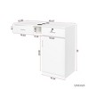 Salon Station, Wall Mount Styling Salon Stations, Minimalist Barber Shampoo Station Storage Cabinet For Barbershop, Bathroom, Beauty Parlor - 2 of 4