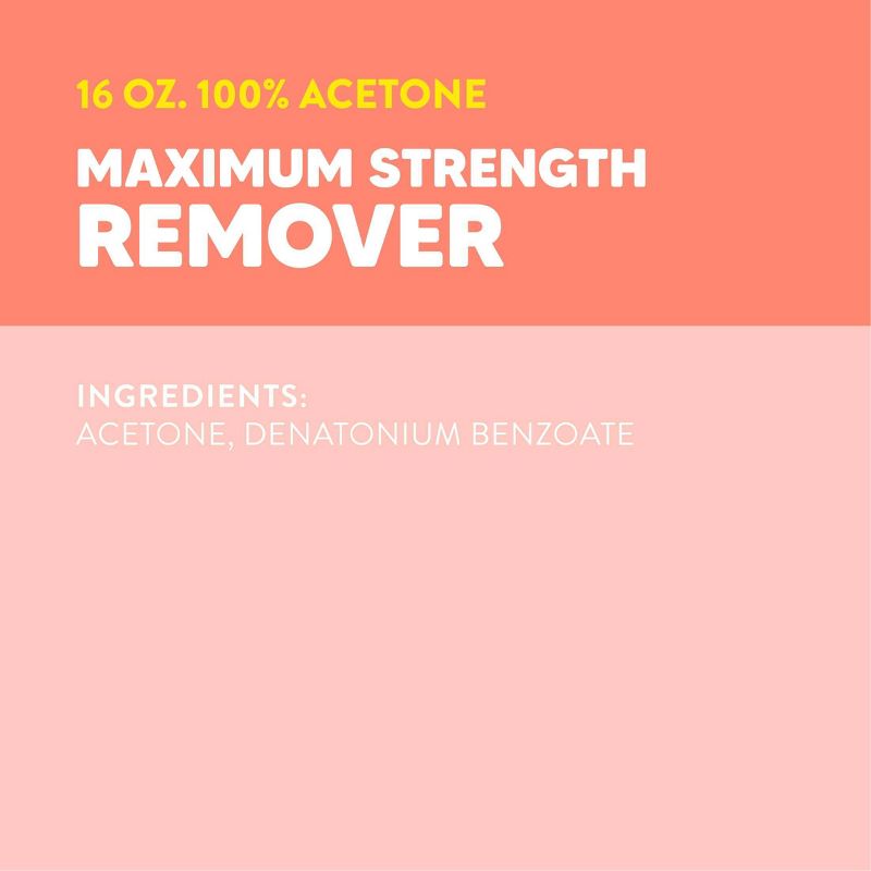 ONYX Brands Pure Acetone Nail Polish Remover - 16 fl oz, 5 of 9