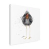 Canvas Wall Art - Shanda Louis 'Hell Chicken' Wall Art for Living Room, Bedroom, or Office Décor by Trademark Fine Art - 24 x 24 Inches - 2 of 4