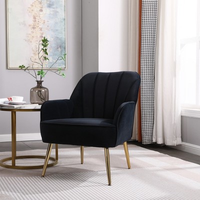 Upholstered Fabric Accent Chair for Living room