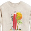 Boys' - Disney - Ghost Dog Beach Surfer Graphic Long Sleeve Fleece Sweatshirt - 2 of 4