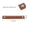Unique Bargains Leather Suitcase Dresser Handles Door Pulls with Screws 6 Pcs - 2 of 4