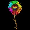 Adult Design By Humans Love Is Love Daisy Rainbow Pride By KangThien T-Shirt - 2 of 2
