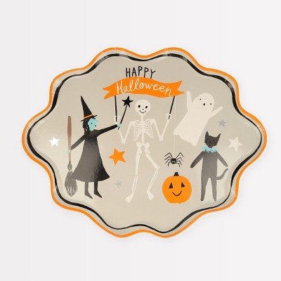 Meri Meri Happy Halloween Plates (Pack of 8)