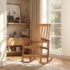 Outdoor Rocking Chair, Acacia Wood Patio Porch Rocker for Garden, Deck or Yard - 2 of 4