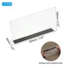 Unique Bargains Acrylic Magnetic L-Shaped Bedroom Kitchen Office Shelf Dividers - 2 of 4