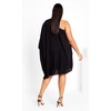 Women's Plus Size Lily Dress - black | CITY CHIC - image 3 of 4