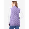 Woman Within Plus Size Zip-Front Quilted Vest - 3 of 4