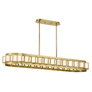 Savoy House Gideon 8 - Light Chandelier in  Warm Brass - 1 of 1