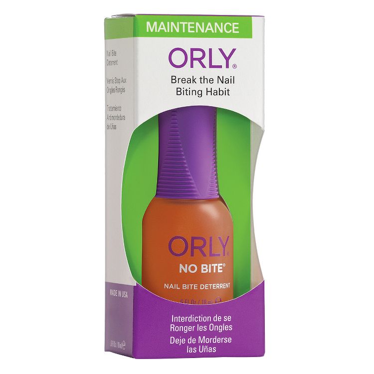 ORLY No Bite Nail Bite Deterrant - .6 fl oz: Aluminum-Free, Paraben-Free, Phthalate-Free, Sheer Finish, 1 of 3