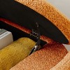 NicBex Doris Lamb Fleece Storage Bench Orange - image 4 of 4