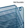 Mind Reader 4-Tier Vertical File Storage, Desktop Organizer, Wall Mount, Office, Metal Mesh, 12.5"L x 4"W x 16.5"H, Black - 4 of 4