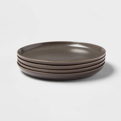 10" 4pk Stoneware Tilley Dinner Plates Gray - Threshold™