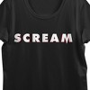 Scream Title Logo Women's Black Short Sleeve Crew Neck Tee - image 2 of 3