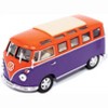 1962 Volkswagen Microbus Van Bus Orange/Purple 1/43 Diecast Car by Road Signature - 2 of 3
