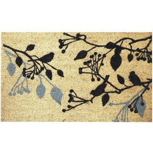 Envelor Coir Door Mat with Non-Slip Rubber Backing - 1 of 4