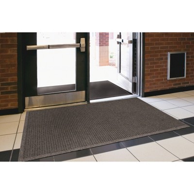 EcoGuard Charcoal Recycled Rubber Outdoor Wiper Mat, 36" x 60"