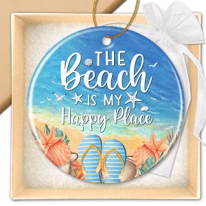 Beach Themed Gift - Beach Gifts for Women - Beachy Ornaments - Decoration Gifts for Women, Men, Family, Friends - 1 of 4