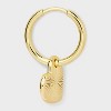Bijoux Sport by Luv Aj MLB Gold Logo Heart Hoop Earrings - 3 of 3