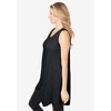 Woman Within Women's Plus Size Sleeveless Hanky Hem Tunic - 4 of 4