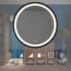 24inch Bathroom Led Classy Vanity Mirror with focused backplane,Black aluminum alloy frame,High Lumen,Dimmable Touch,Wall Switch Control, Anti-Fog - 3 of 4