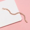 Ross-Simons 18kt Rose Gold Over Sterling Silver Byzantine Bracelet - 4 of 4