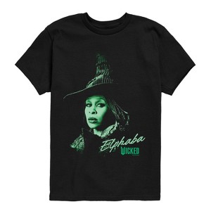 Boys' Wicked Pastel Elphaba -Youth Short Sleeve Graphic T-Shirt Short Sleeve Graphic T-Shirt - Black - Small - 1 of 4