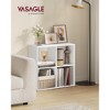 4-Cube Storage Shelf, 9.4x26x26 Inch Open Bookcase with 22 lb per Compartment, for Living Room, Home Office, Freestanding Organizer - 2 of 4