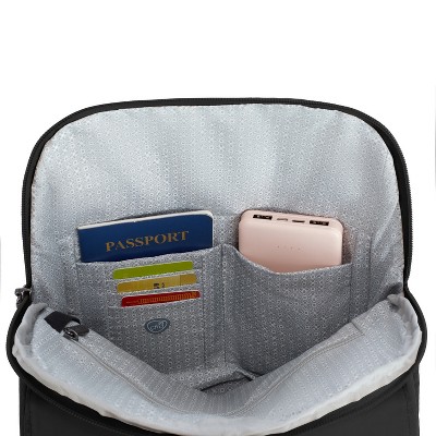 Travelon Anti-Theft Runways Compact Backpack - Black — фото 8
