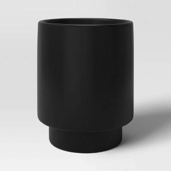 Ceramic Planter Matte Black - Threshold™