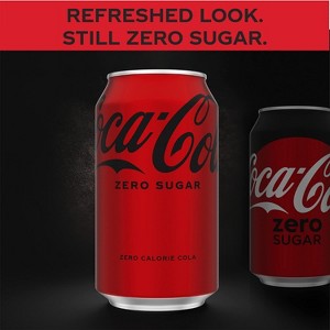 Coke Zero Sugar Cola Soda, 12 Oz (Package May Vary)(Pack of 12) - 1 of 4