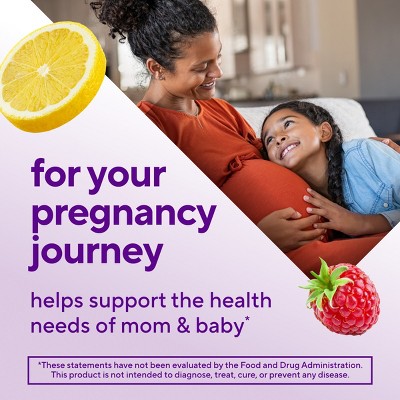 Vitafusion PreNatal Multivitamin Dietary Supplement Gummies - Lemon & Raspberry Lemonade - 90ct, 4 of 11