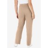 Woman Within Plus Size Sport Knit Straight Leg Pant - 3 of 4