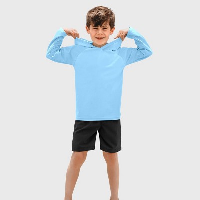 Rash Guard City Threads Para Meninos - FPS 50+, Manga Curta, Proteção Solar - Tamanho 3T