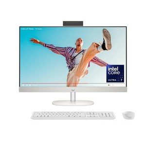 HP 27-CR10 27" FHD Touch AIO Intel Ultra 7 155U, 16GB, 512GB, W11- White - Manufacturer Refurbished - 1 of 4