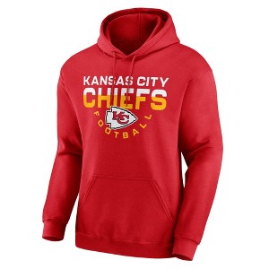 NFL Kansas City Chiefs Men's Long Sleeve Core Big & Tall Fleece Hooded Sweatshirt - 1 of 3