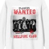 Stranger Things Hellfire Club Players Wanted Adult White Crew Neck Sweatshirt - 2 of 3