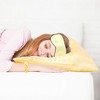 PiccoCasa Machine Washable Satin Zippered Pillowcase with Eye Mask & Scrunchie 2 Pcs - 3 of 4