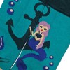 Mermaid Sitting on an Anchor Socks (Women's Sizes, Adult Medium) from the Sock Panda - 2 of 4