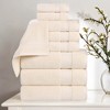 Classic Zero Twist Cotton Medium Weight Ultra-Soft Absorbent Towel Set by Blue Nile Mills - 2 of 4